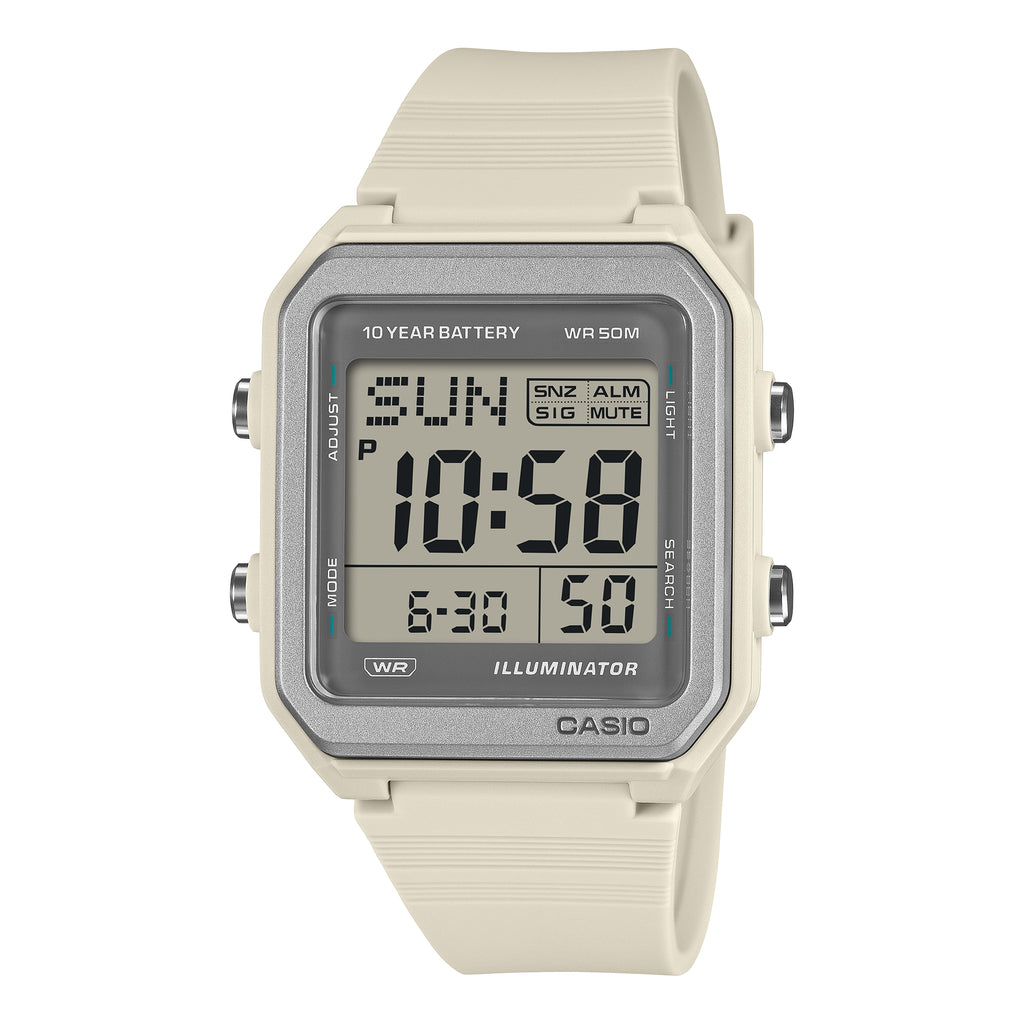 Casio W-221H-1AVDF Men's Digital Sports Watch | 50M Water Resistant | LED Backlight | Multi-Function Alarm | Stopwatch | Black Resin Strap