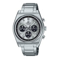 Casio EDIFICE EFB-730D-7AVUDF Men's Analog Chronograph Watch with Stainless Steel Bracelet, Sapphire Crystal, 100M Water Resistant, Silver Dial