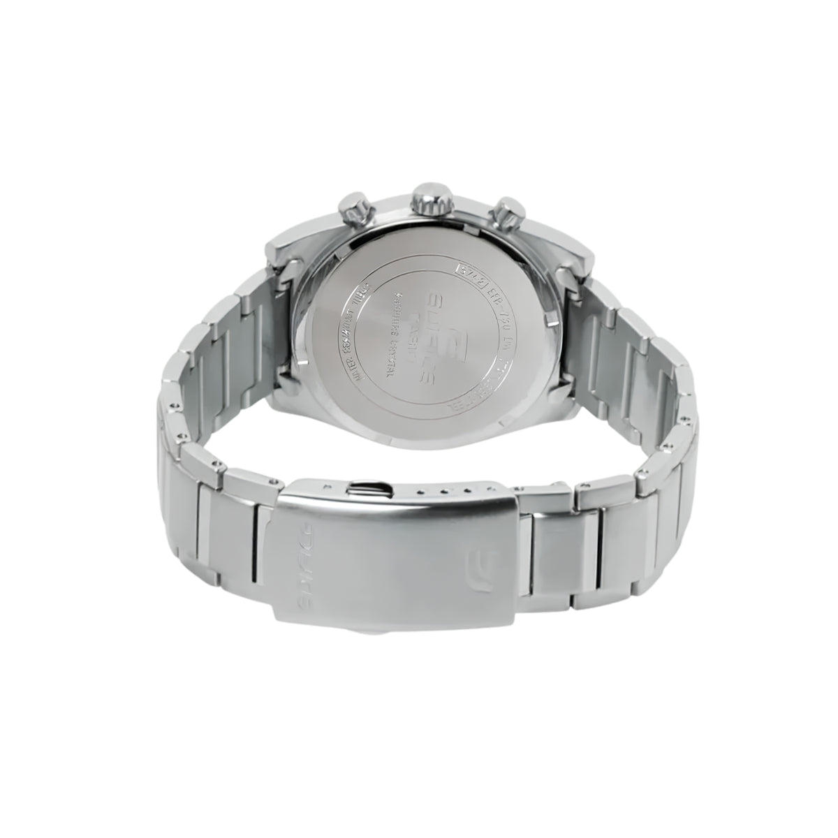 Casio EDIFICE EFB-730D-7AVUDF Men's Analog Chronograph Watch with Stainless Steel Bracelet, Sapphire Crystal, 100M Water Resistant, Silver Dial