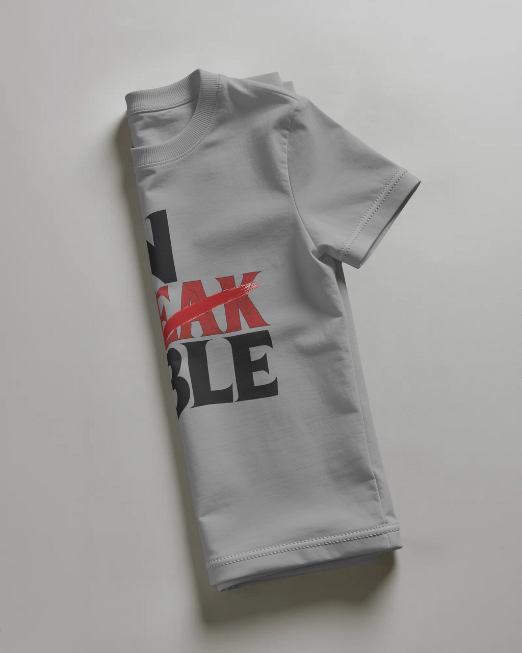 Unbreakable Bold Statement Graphic T-Shirt | 100% Cotton T-Shirt